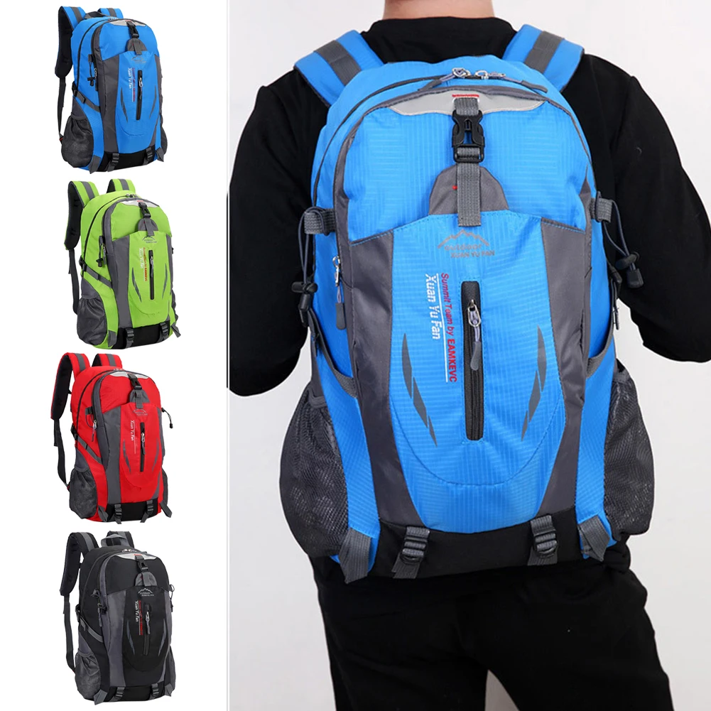 

Повседневный альпинистский рюкзак, вместительные качественные нейлоновые водонепроницаемые дорожные сумки для пеших прогулок, кемпинга, ...