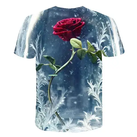 Мужская футболка из полиэстера с 3D принтом