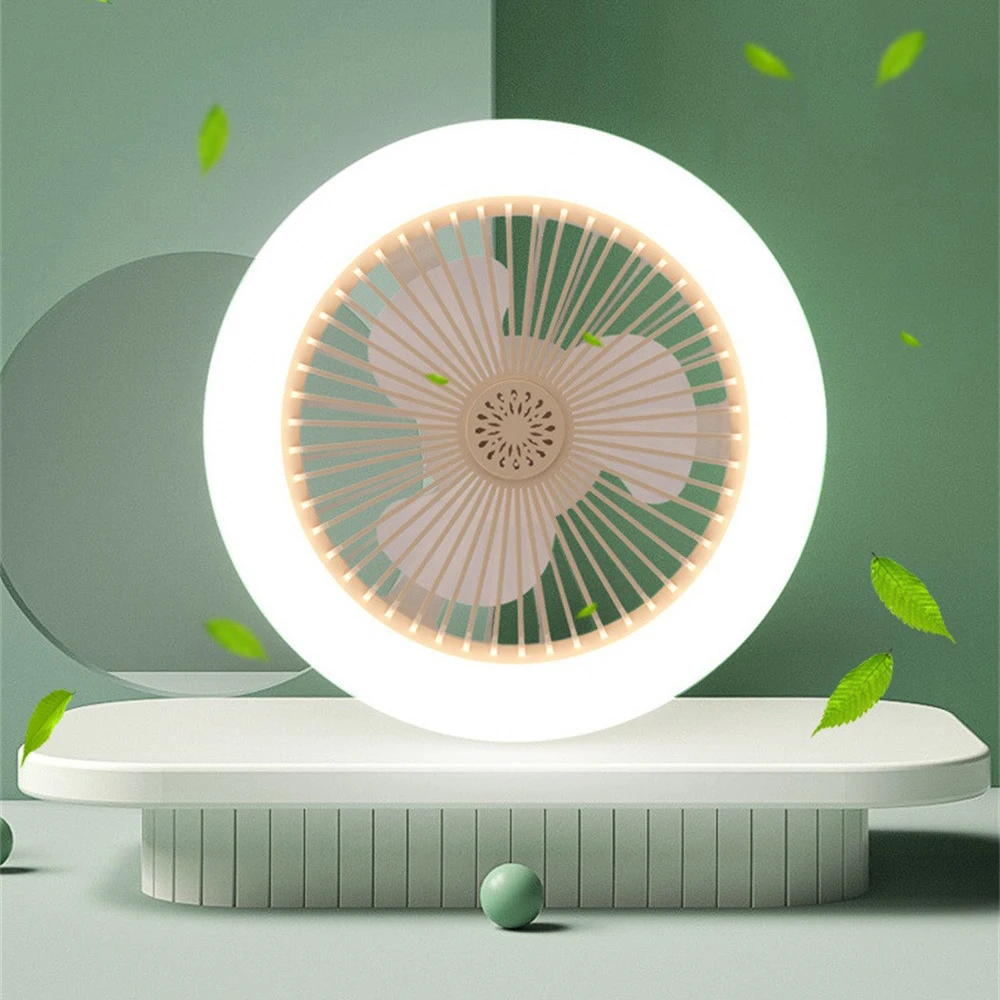 

Aromatherapy Fan Light Built-in Aromatherapy Tablets Plastics E27 Lamp Holder Small Power Saves More Electricity Fan Light