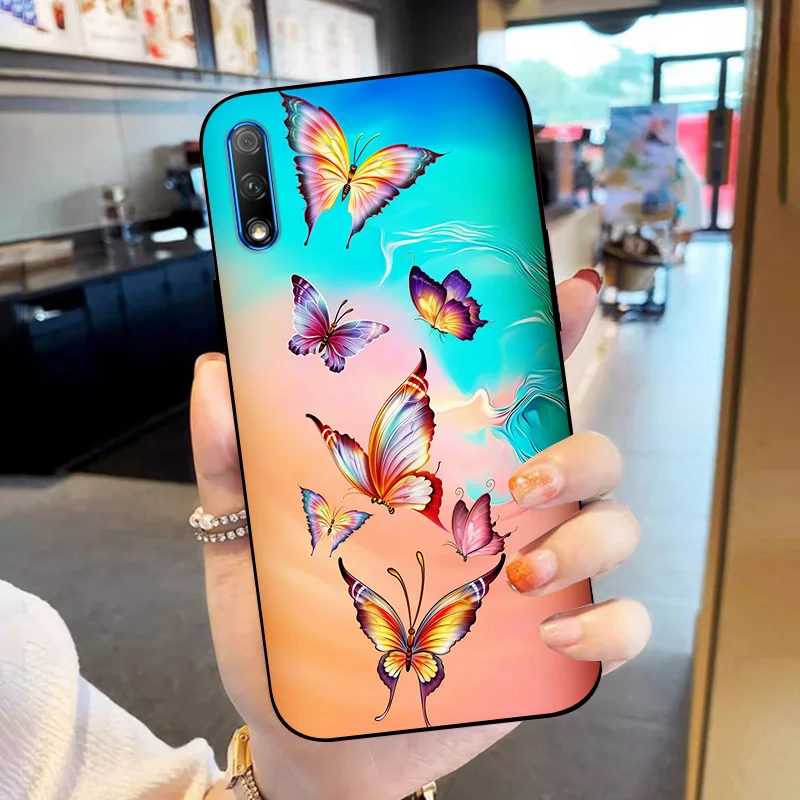 Чехол для Honor 9X мягкая силиконовая задняя крышка Pro противоударный чехол телефона