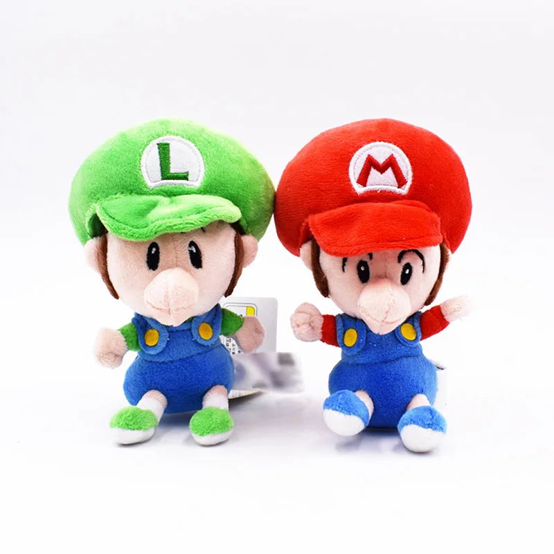 

Super Mario Bros Luigi Plush Dolls Pendant Toys Cute Anime Figure Classic Cartoon Game Character Stuffed Dolls Kids X-mas Gifts