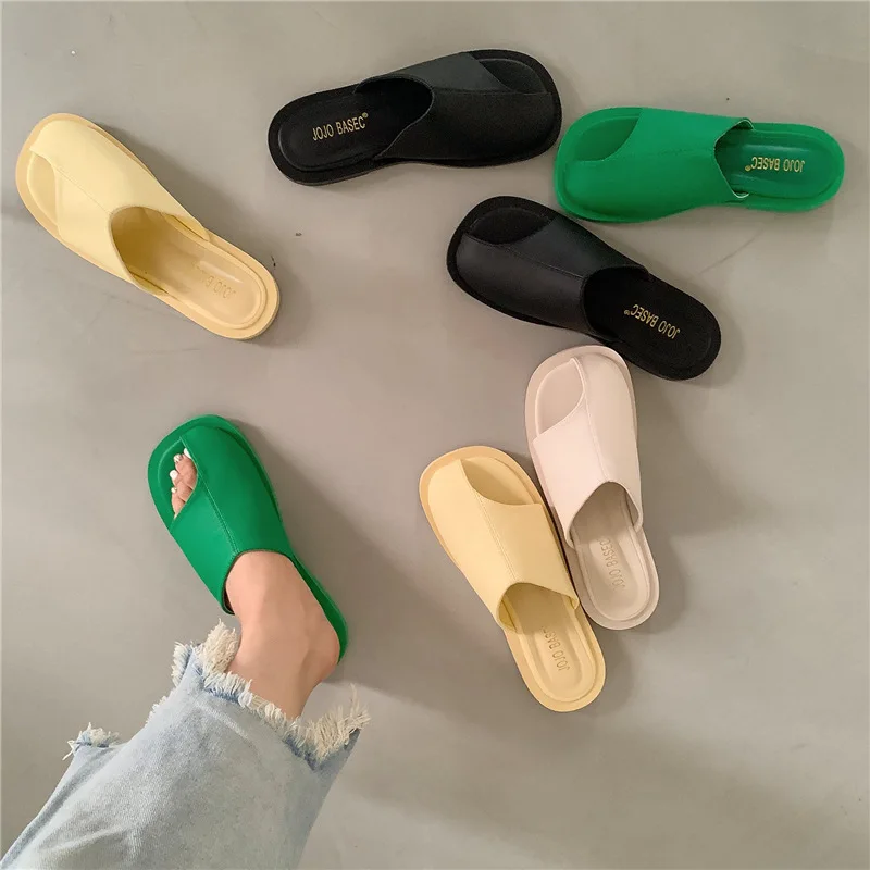 

Туфли на низком каблуке, базовая обувь в римском стиле, с копытным каблуком, на резиновой подошве