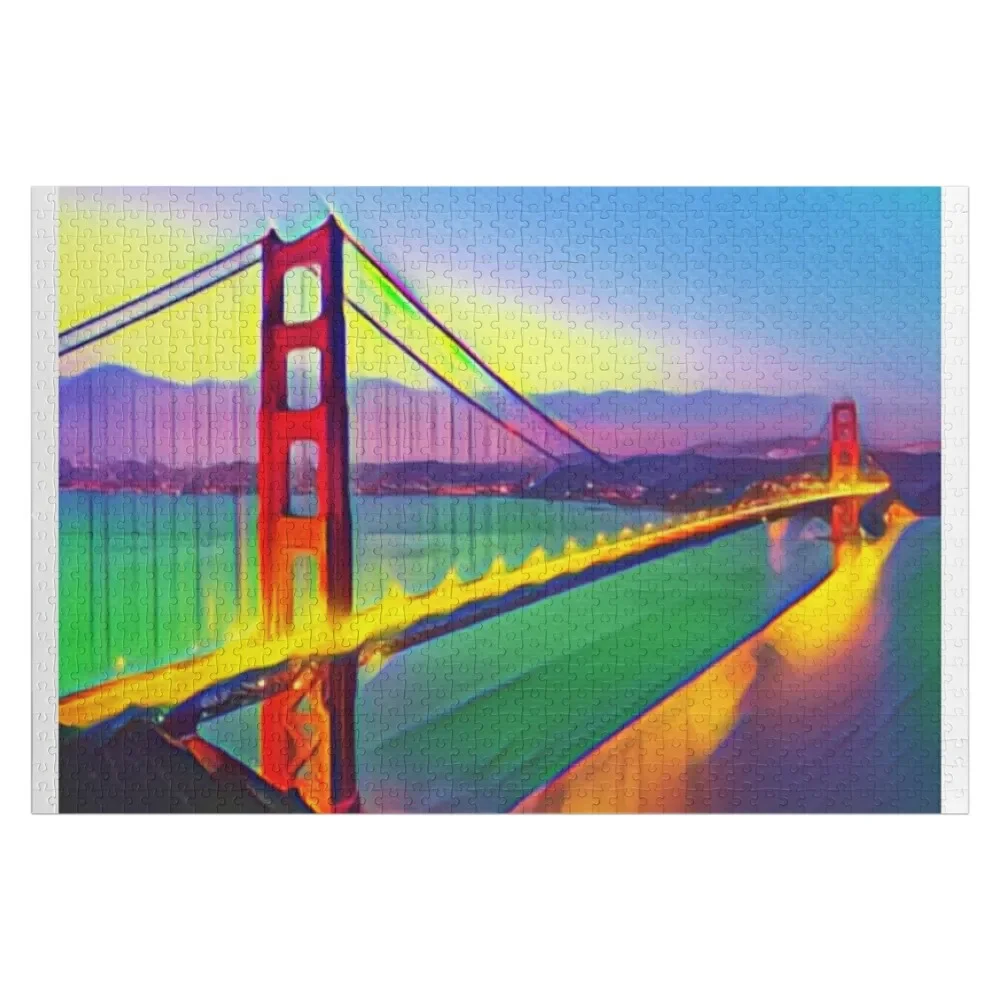 Цветная головоломка San Fransisco индивидуальный подарок лес для взрослых