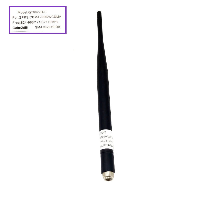 QT0822D-S RTK antenna for GPRS CDMA2000 WCDMA 2DBI gain frequency 824-960MHz 1710-2710MHz SMA-J connector
