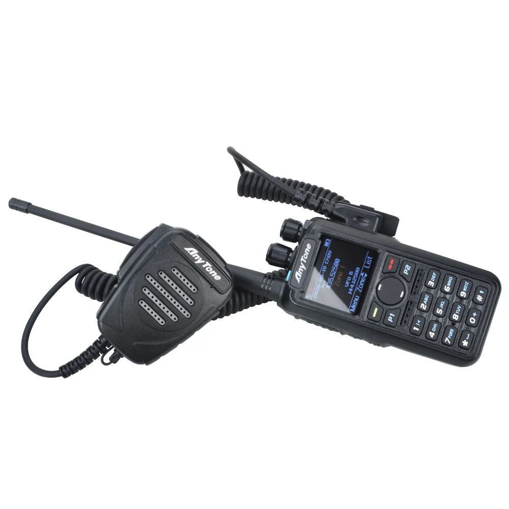 Anytone Walkie Talkie Palm Microphone Speaker untuk AT-D878UV PLus AT-D878UVII Plus AT-D878UV,AT-D868UV DMR Radio Digital