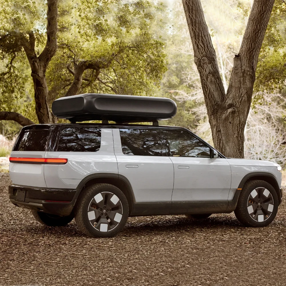 2 шт. подходит для Rivian R1S 2022-2025 алюминиевый багажник на крышу поперечная