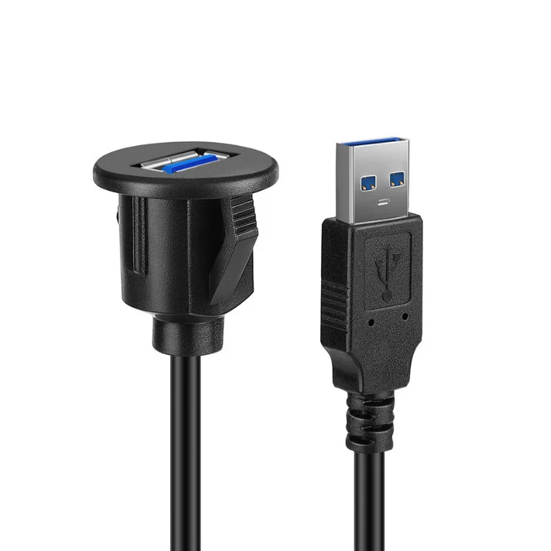 1 м Малый Удлинительный кабель с разъемом USB 3 0 штырь-гнездо для монтажа на панели