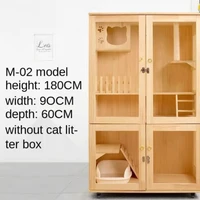 cat villa cat cage oversized cattery luxury cat cabinet cat nest kitten room double layer three layer home apartment family