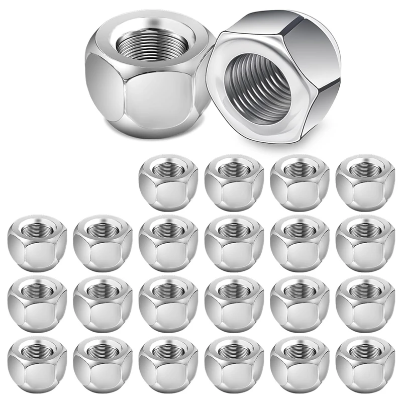 24 упаковки гаек с проушинами для прицепа 1/2-20 дюймов шпилек колес 1/2 дюйма на