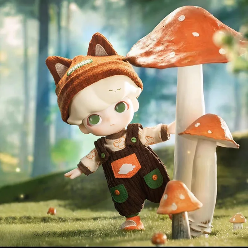 

POP MART DIMOO Forest Little Fox Movable Doll BJD Action Figure Ornaments Original Genuine Collection Model Doll Toys Real Shot