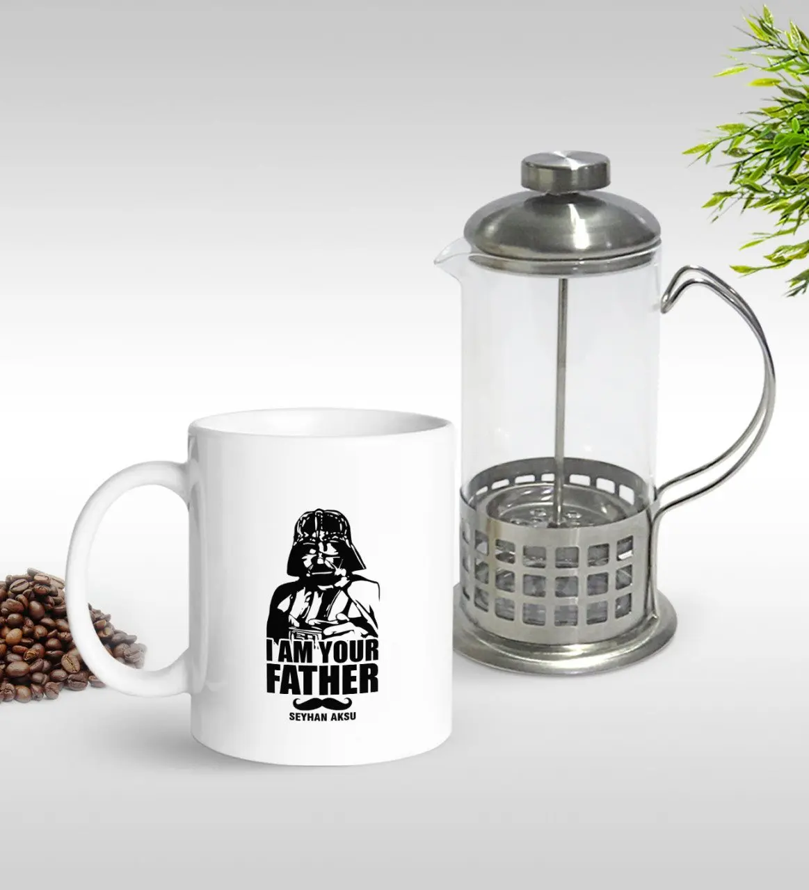 

Персонализированные Fathers Day дизайн кружка & Французский Пресс Seti-1