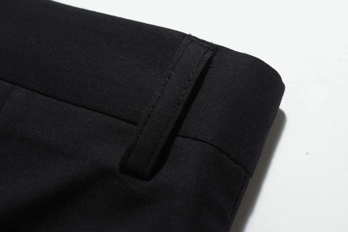 Летние тонкие мужские костюмные брюки Miji с шелковой текстурой облегающие