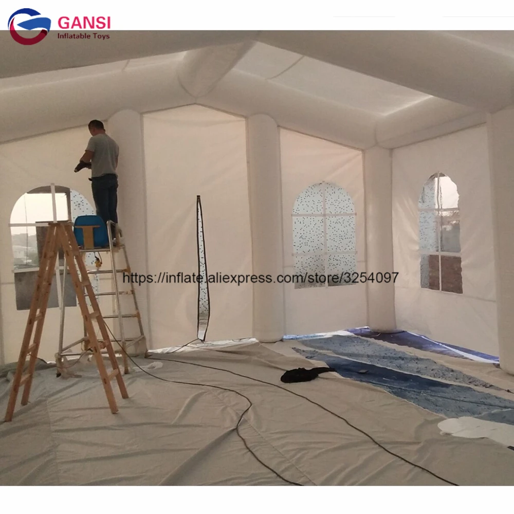 Водонепроницаемый телефон надувная рама туннельная палатка гигантская для