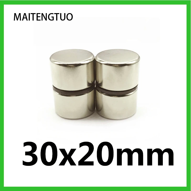 

1/2/3/5pcs 30x20 mm Strong Cylinder Rare Earth Magnet 30mmX20mm Round Neodymium Magnets 30x20mm Big Magnet Disc 30*20 mm N35