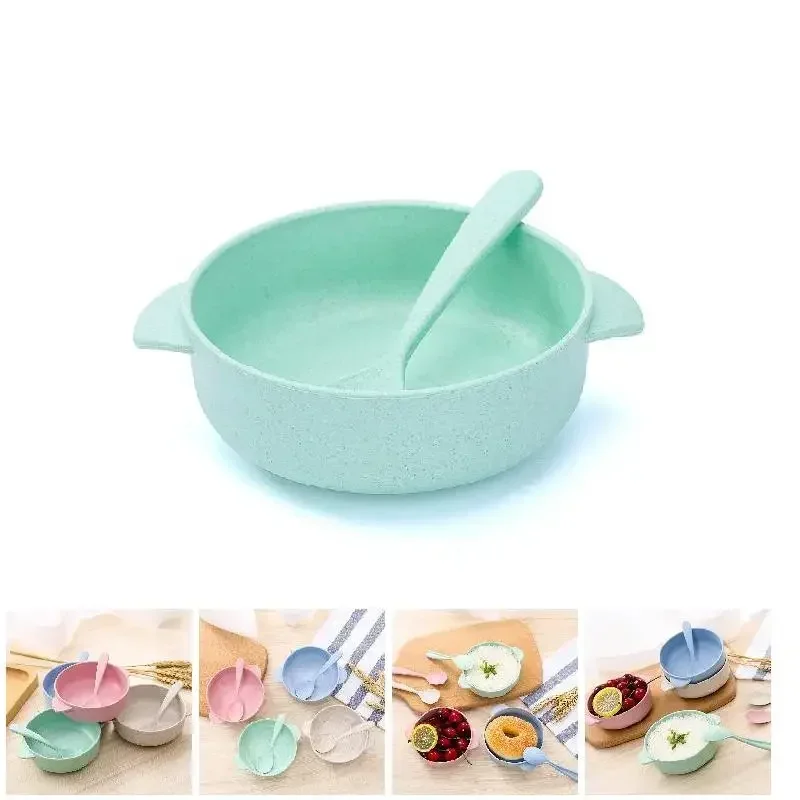 Набор посуды для кормления ребенка Экологически чистая тарелка малышей детские