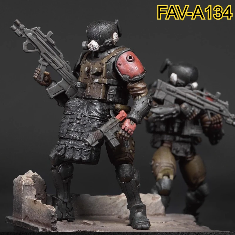 Фото В наличии оригинальный кислотный дождевик FAV-A132 Sea Castle Winder A133 очиститель A134 подвижный солдат 1/18 коллекция игрушек в подарок №1