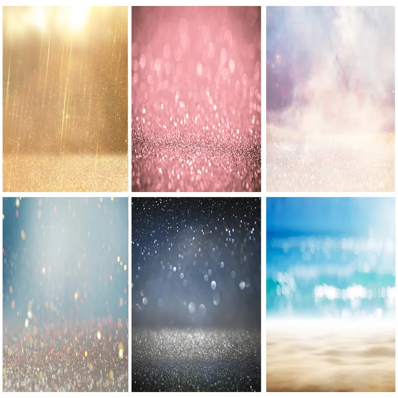 

SHUOZHIKE Art Fabric Photography Backdrops Prop Glitter Facula Light Spot Theme Photography Background 21318GBT-05