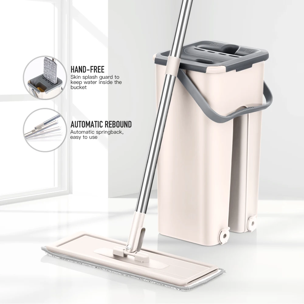 Плоская самоотжимная швабра | Дом и сад