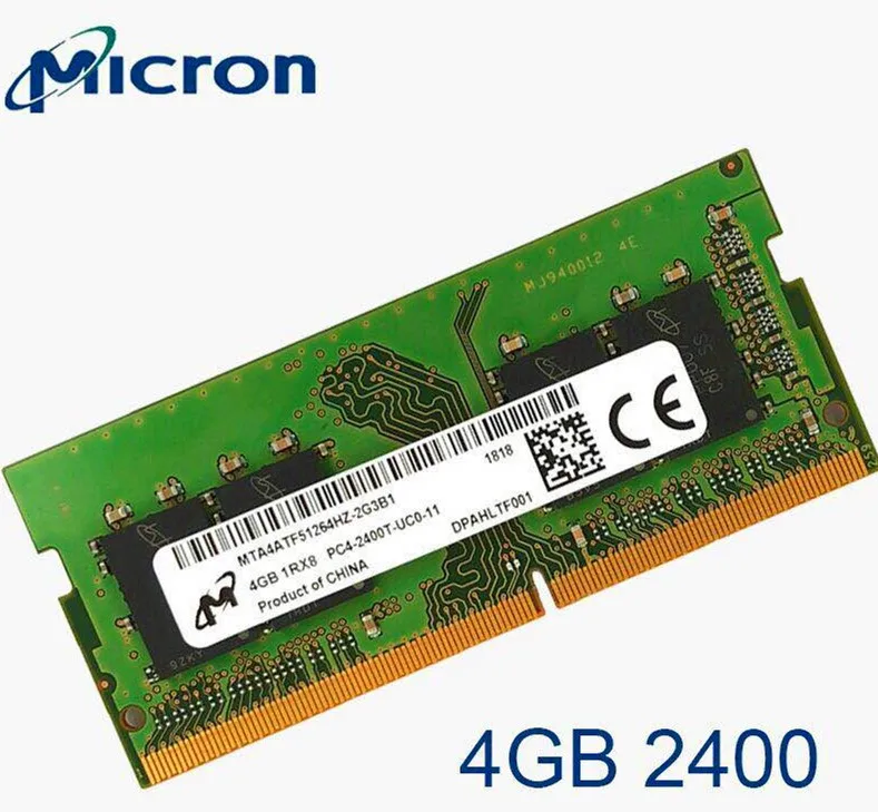 Оперативная память Micron ddr4 4gb 2400 оперативная 4GB 1Rx16 PC4-2400T DDR4 для ноутбука полная