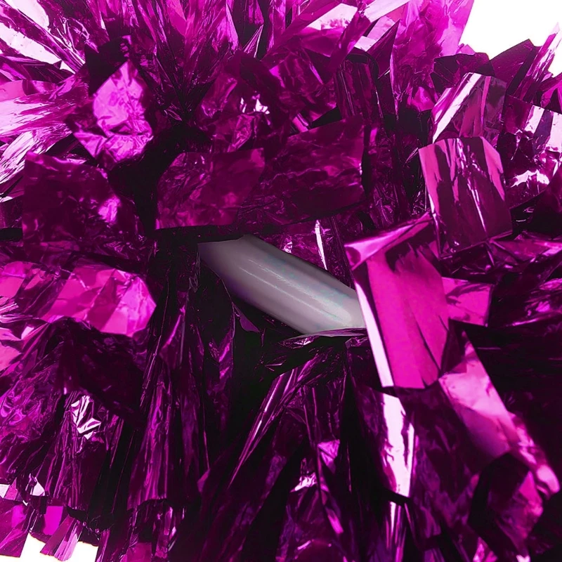 Более пушистые помпоны для черлидинга пластиковые ручные с кольцами