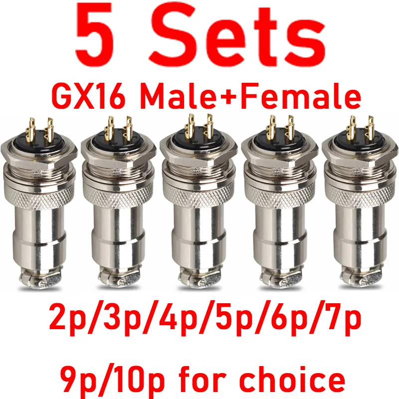 

Водонепроницаемый авиационный разъем GX16 USBO с проводкой 1,5 м / 1 м