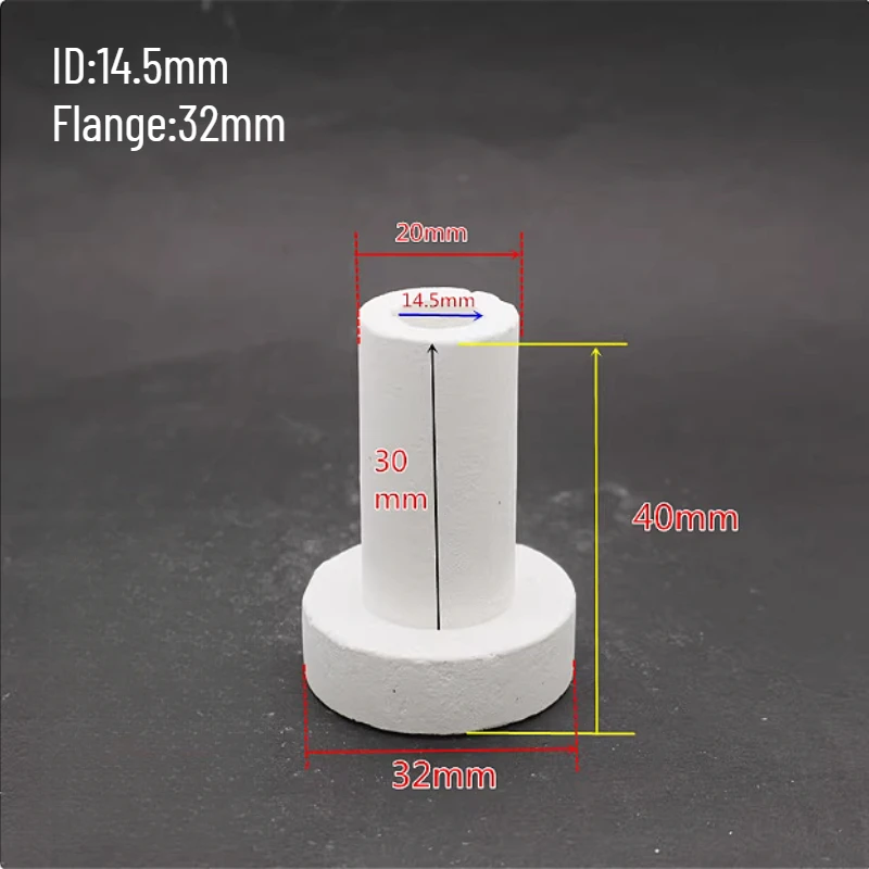 

1 шт., керамическая Т-образная втулка для кварцевой нагревательной трубки, корундовая заглушка, керамическая головка, высокотемпературная изоляция, фарфоровая чашка