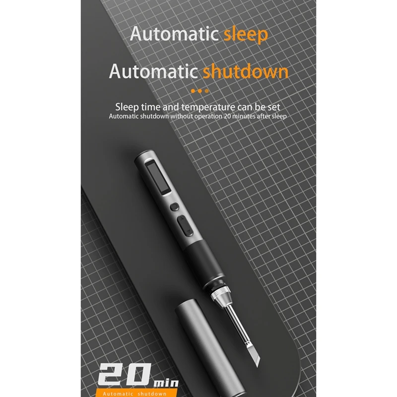 Электрический паяльник PD65W регулируемая постоянная температура совместимые