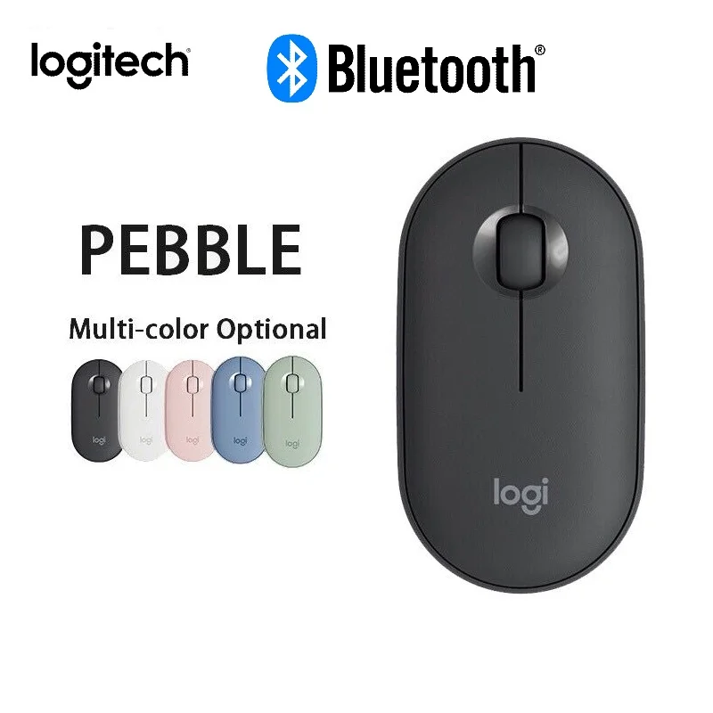 

Logitech M350 Pebble Wireless Mouse 1000DPI 100g High Precision Optical Wireless Silent Bluetooth Mouse for Laptop PC