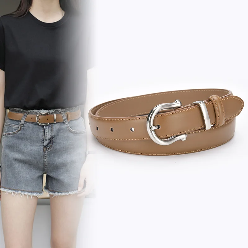 

Ladies Belt Simple Joker Buckle New Fashion Decorative Belt Female Student Jeans Belt Designer Belt Belts for Women
