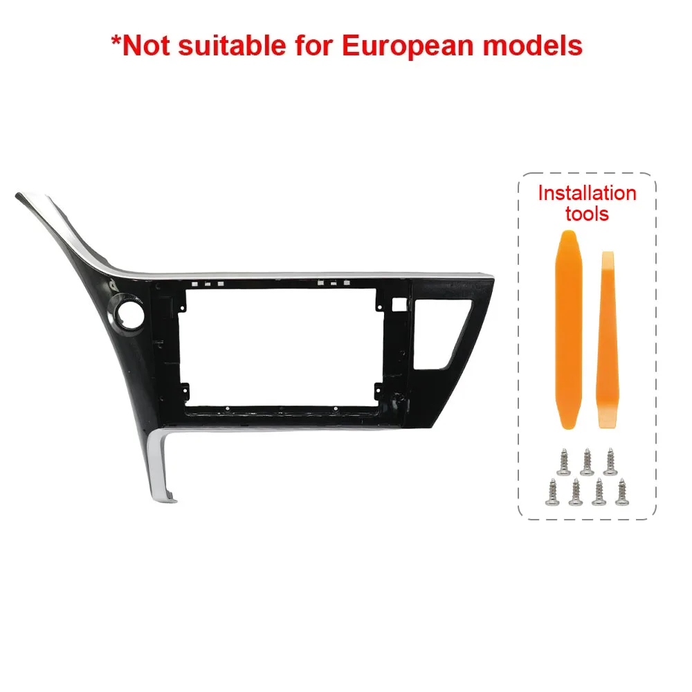 

10,1-дюймовый автомобильный радиоприемник, лицевая панель 2DIN, панель установки, приборная панель для Toyota Corolla 2017