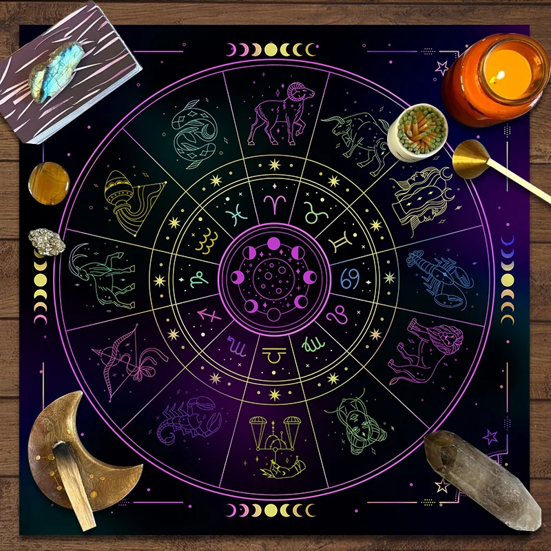 

Скатерть Таро 12 созвездий ZZN