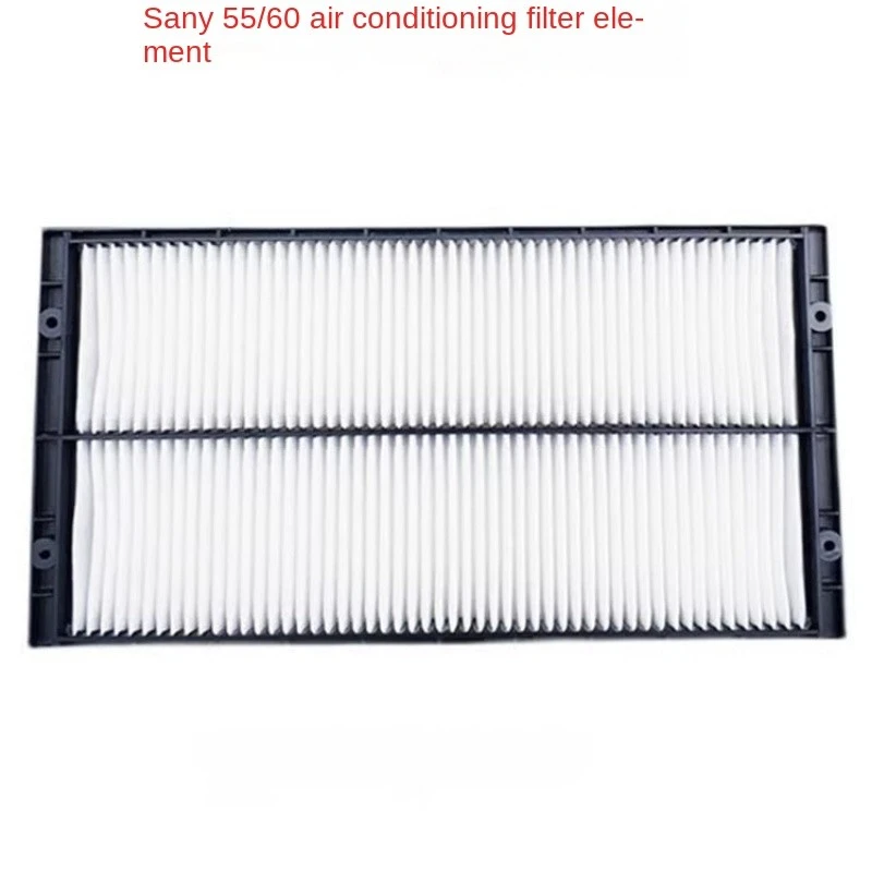 

For Sanyi Excavator Accessories 55 60 75 135 215 245 365 485 Air-Conditioning Grid Filter Air-Conditioning Filter