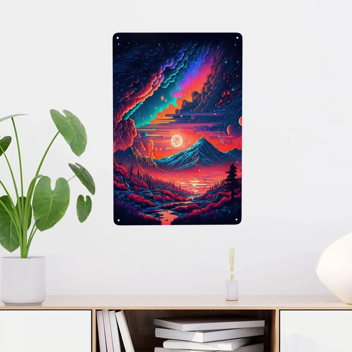 Металлическая вывеска Mount Galaxy