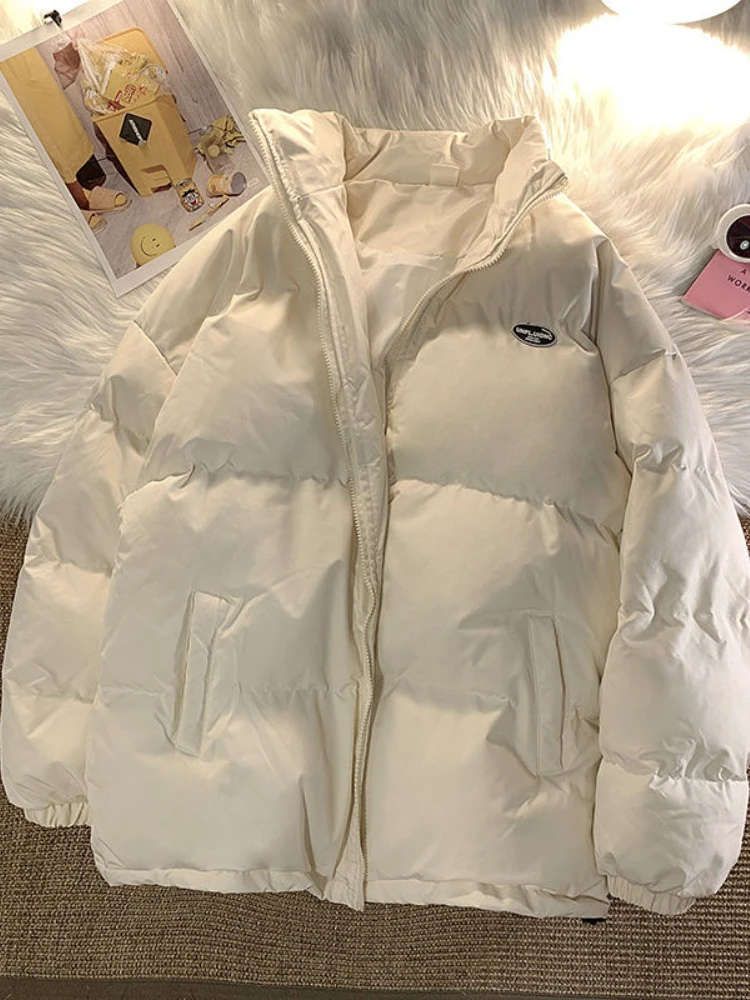 

Winter Coat for Women New Trend Korean Style Loose Short Parkas Simple Solid Color Keep Warm Casual Women's Winter Jacket