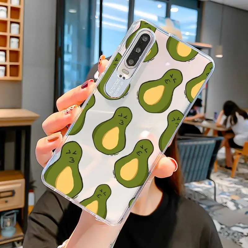 fruit avocado Phone Case for Samsung S10 20 22 23 A10 40 for Xiaomi10 Note10 for Huawei P50 20 Honor60 70