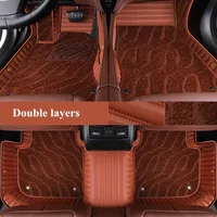 Best quality! Custom special car floor mats for Toyota Camry 2023-2018 waterproof durable double layers carpets,Free shipping