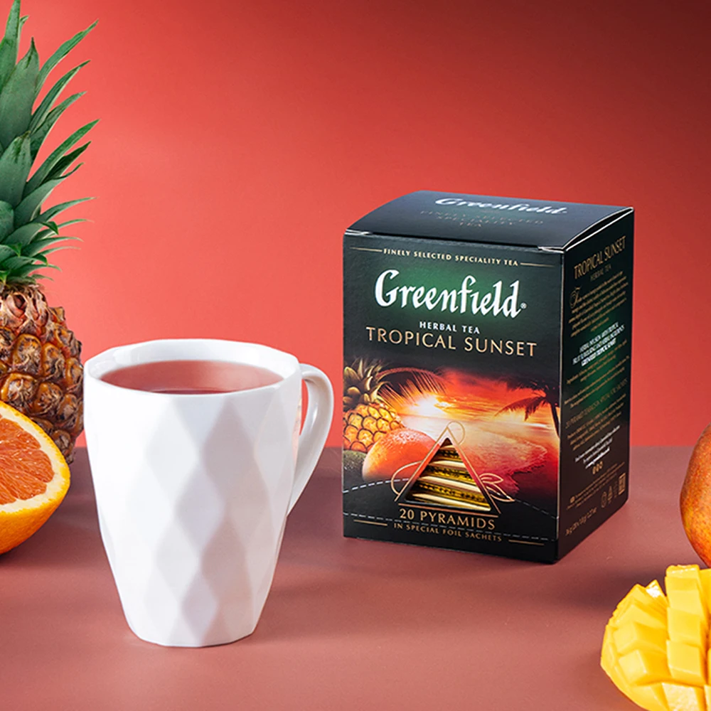 Чай Greenfield Tropical Sunset фруктовый в пакетиках 20 шт |