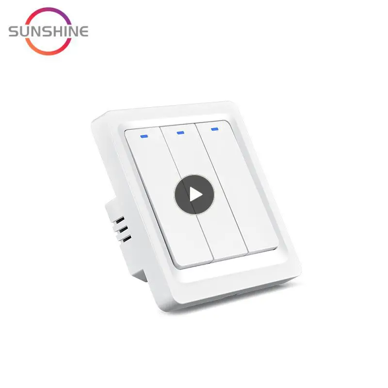 

Smart Home Tuya Zigbee Smart Switch Tuya Zigbee Timer Push Button Switches Switches Smart Life App Smart Scene Switch 1/2/3 Gang