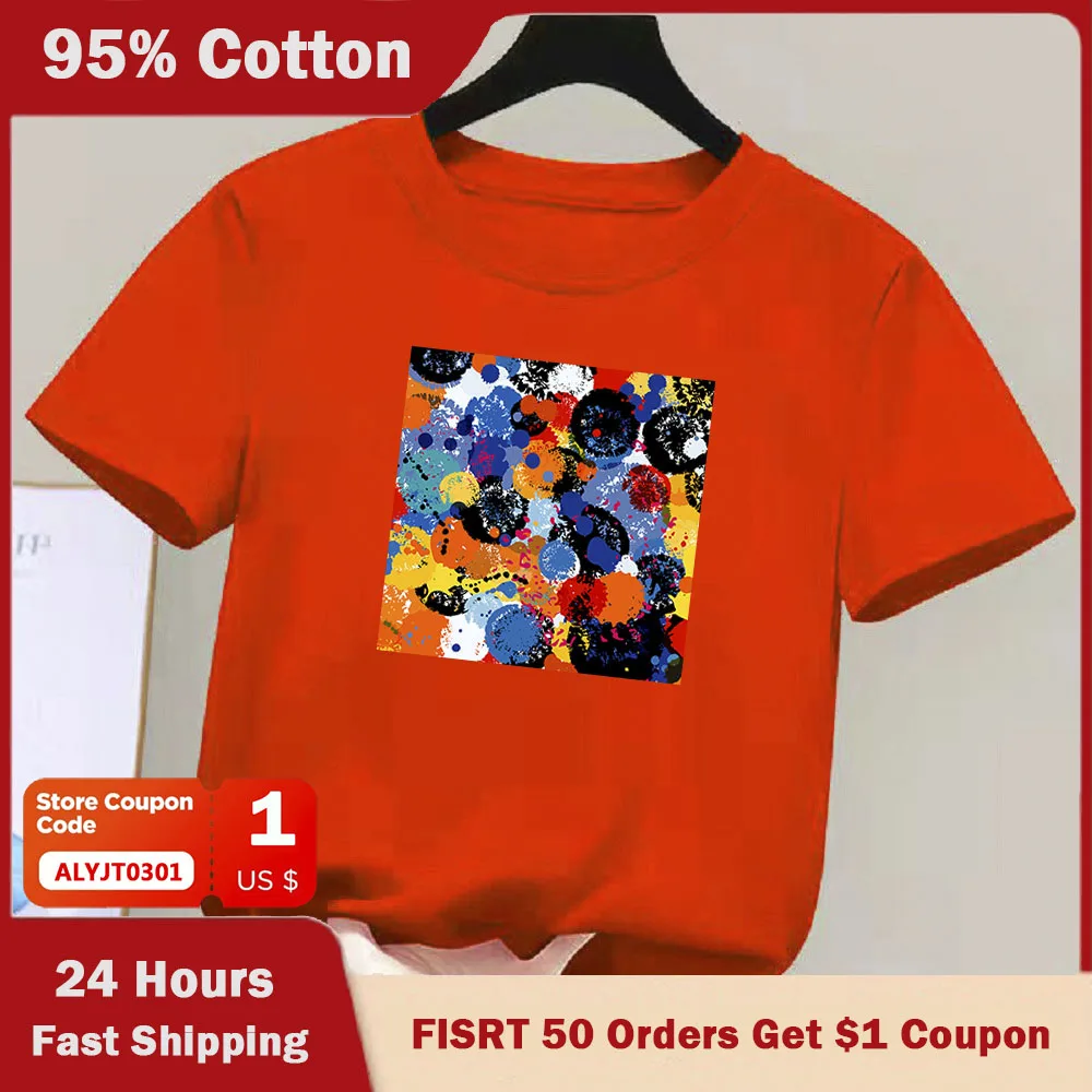 

2 To 14 Years 95% Cotton Children T-shirt Kawaii Anime Cartoons T Shirt Casual Clothes Kid Girl Boy Short Sleeve Tops #1057