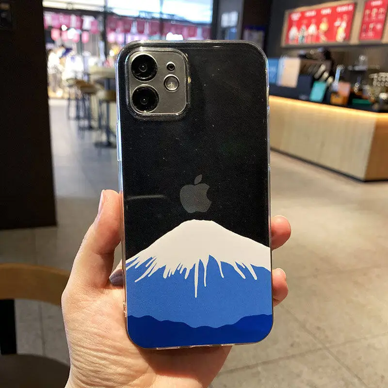 

NOHON Case For SAMSUNG A02S A03S A10S A11 A12 A20S A21S A22 A32 A50 A52 A71 snow mountain Fashion back cover