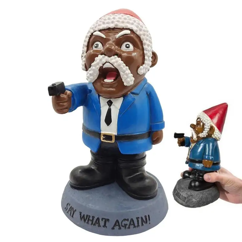 

Christmas Resin Gnome Christmas Gnomes Say What Again Office Table Decorations Christmas Resin Gnomes Statue Home Desk Holiday