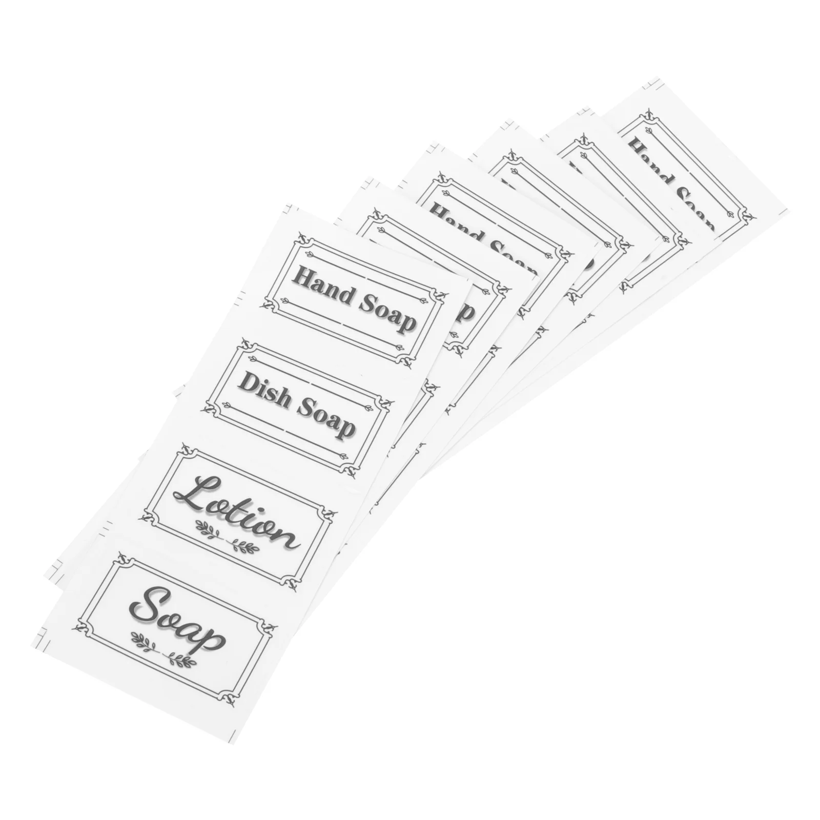 

Labels Soap Stickers Label Waterproof Bottle Dispenser Shampoo Hand Bathroom Conditioner Sticker Cleaning Lotion Decals Kitchen