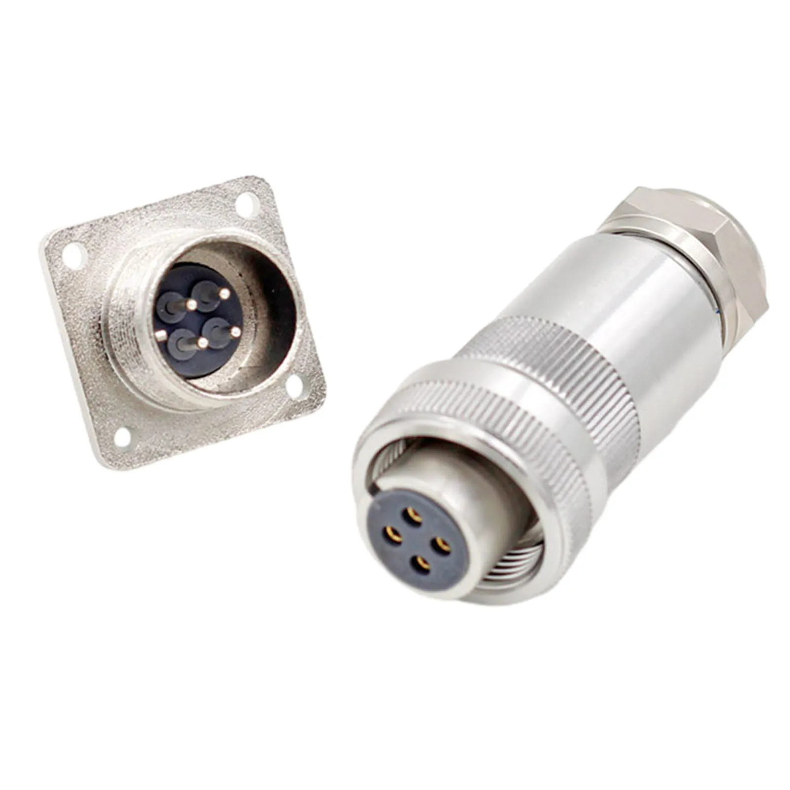 

Hydraulic Valve Plug Socket 4/7 Pin Proportional Valve Connector Compatible with Atos Rexroth Moog Vickers Parker Valves