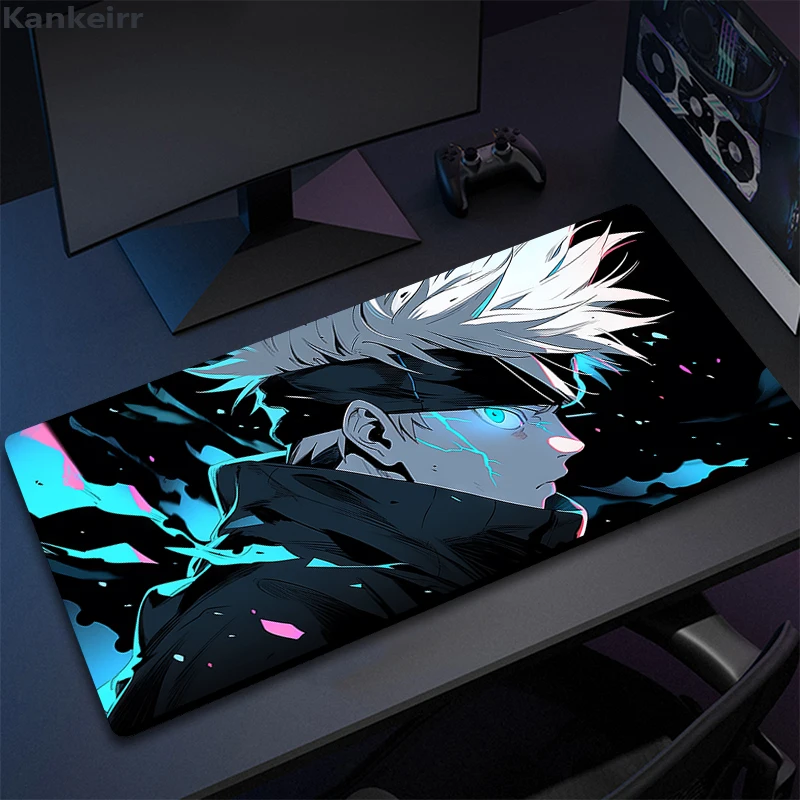 

Gaming Mouse Pad Gamer Large Home Keyboard Pad Mouse Mat MousePads Anime Jujutsu Kaisen Anti-slip Gamer Natural Rubber Table Mat