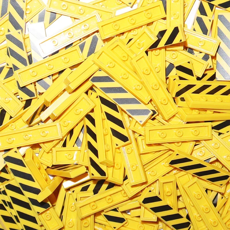 50 шт. гладкая печатная конструкция 1x 4 размера 1*4 сборные частицы 2431 зернистый