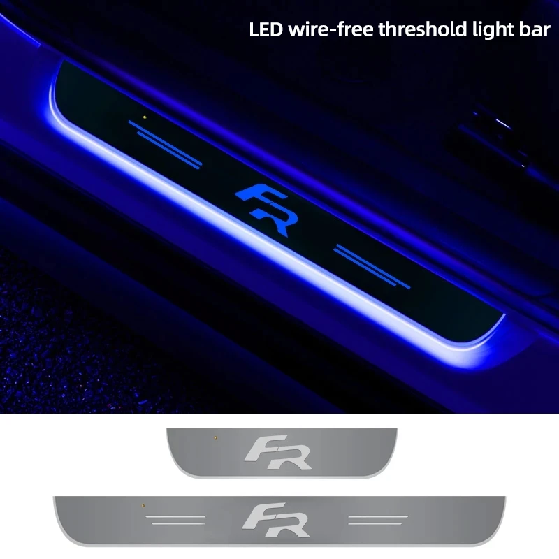

Multicolor Car Door Light Mobile LED Welcome Pedal Auto Pedal Threshold Channel Light For Seat FR Leon fr Cupra Ibiza Altea Exeo