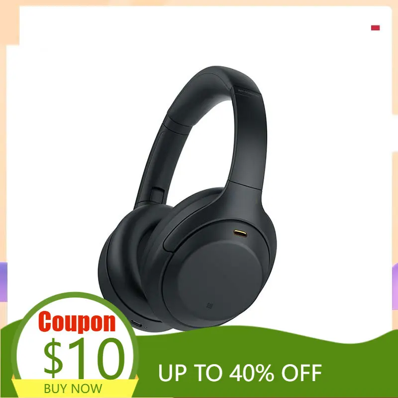 

Оригинальные наушники для sony Wh-1000xm4 XM3, шумоподавление, ANC Bluetooth наушники с микрофоном