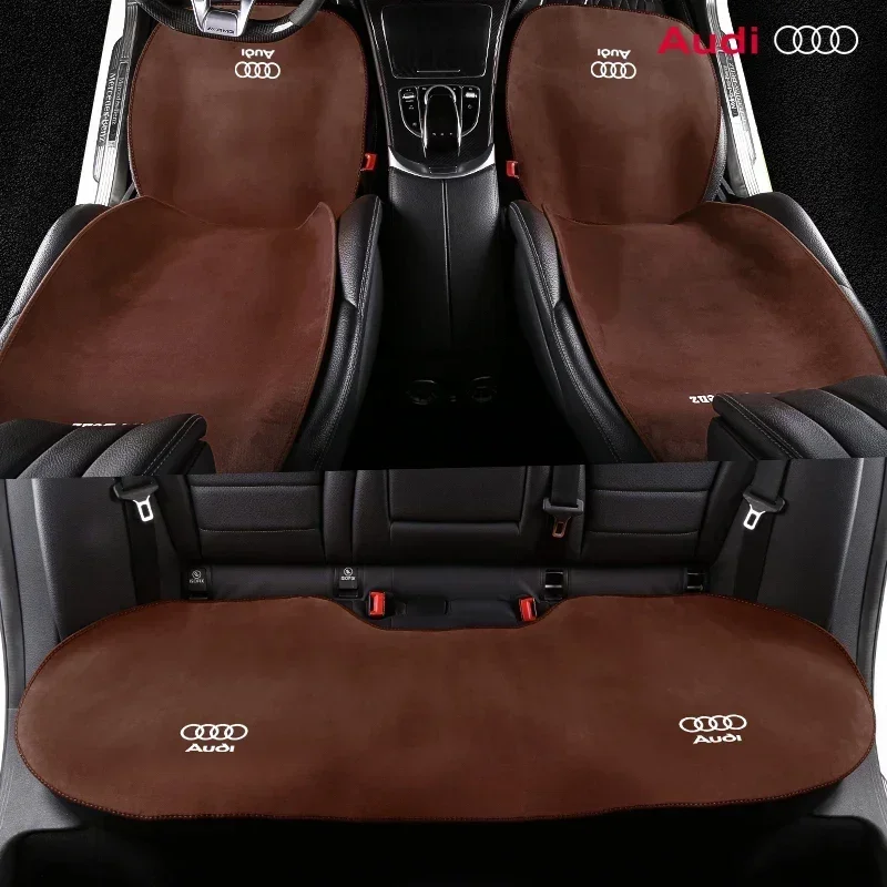 Автомобильная замшевая подушка для сиденья нескользящий чехол Audi SLINE A3 A4 B8 8P 8V A6 C7