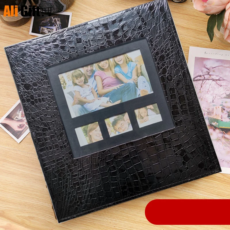 Фото Фотоальбом из искусственной кожи, 6 дюймов, 600 дюйма, с карманами №3