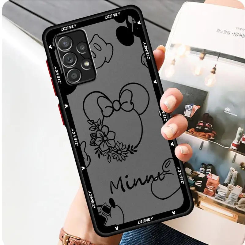 Чехол с логотипом Диснея Микки Минни для Samsung Galaxy Note 20Ultra 8 9 10Lite Plus A52s A21s A71 A51 A31 A70s